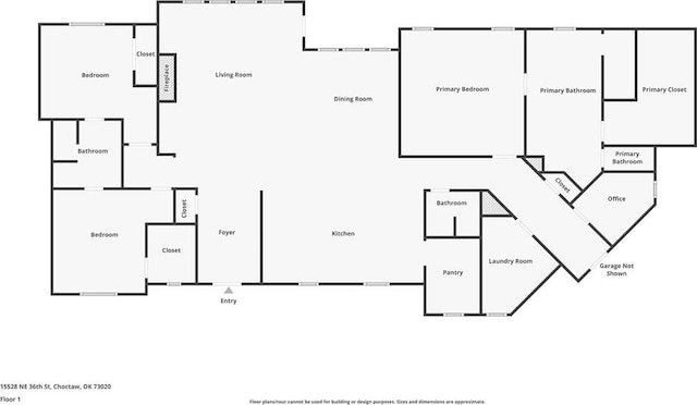 15528 NE 36th St, Choctaw, OK 73020 - plan
