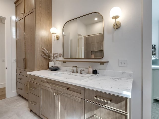 2320 Belleview Dr, Oklahoma City, OK 73112 - full bathroom featuring vanity