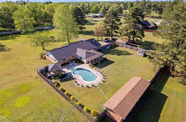 drone / aerial view