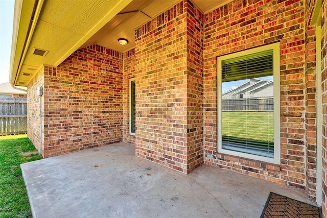 73 Bonaire Dr, Edmond, OK 73013 - view of patio / terrace with fence