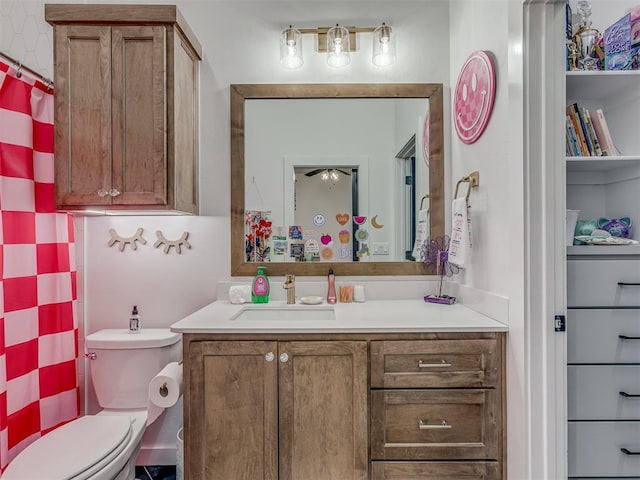 1330 Acclivis Ct, Newcastle, OK 73065 - full bath with toilet, curtained shower, and vanity