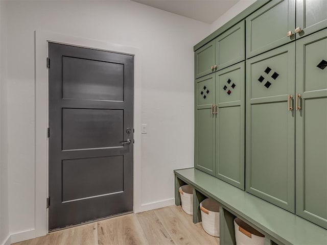 1330 Acclivis Ct, Newcastle, OK 73065 - mudroom with baseboards and light wood-type flooring