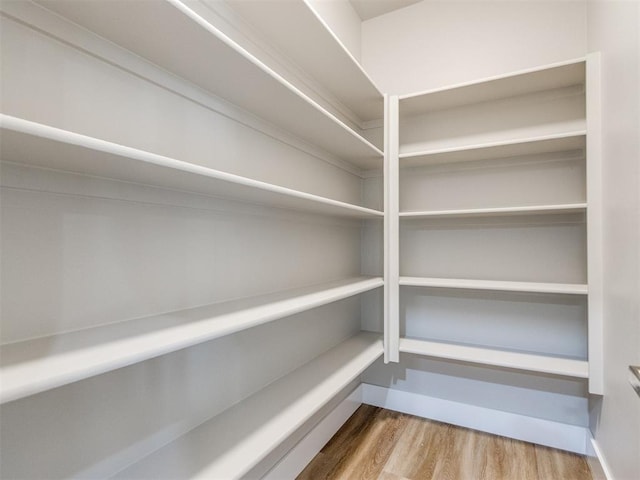view of storage area