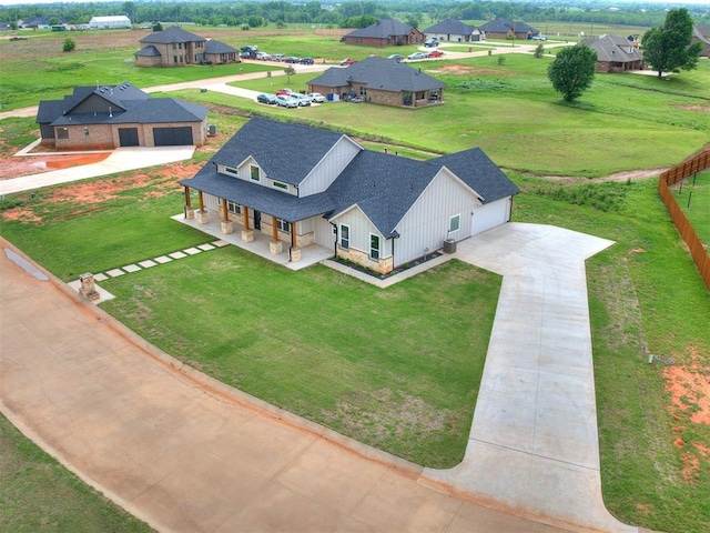 drone / aerial view