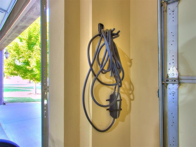view of room details