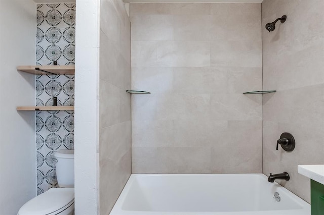 230 SE 50th St, Oklahoma City, OK 73129 - full bathroom featuring toilet and  shower combination
