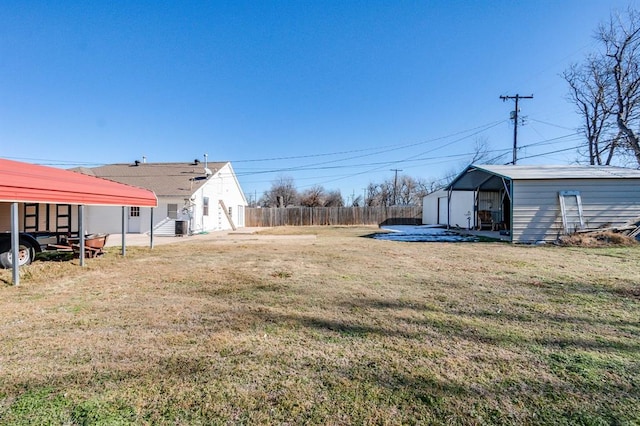 230 SE 50th St, Oklahoma City, OK 73129 - view of yard featuring a shed