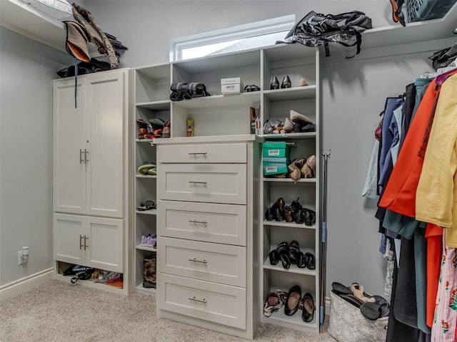 3108 Drake Crest Dr, Edmond, OK 73034 - walk in closet with carpet floors
