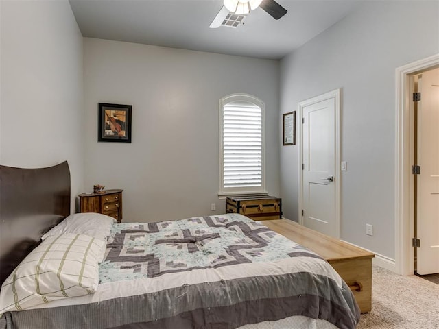 3108 Drake Crest Dr, Edmond, OK 73034 - bedroom featuring a ceiling fan