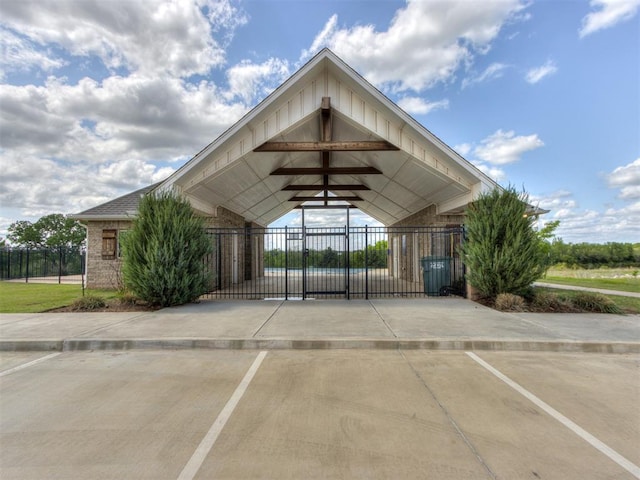 3108 Drake Crest Dr, Edmond, OK 73034 - view of parking / parking lot with fence