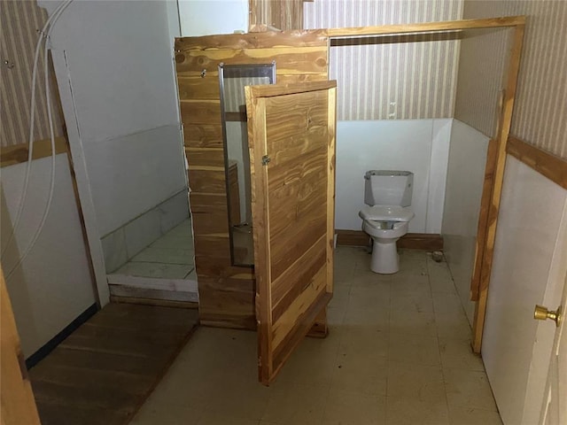 721 SW Blaine Ave, Geary, OK 73040 - bathroom with tile patterned floors and toilet