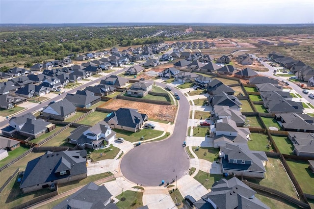 aerial view featuring a residential view