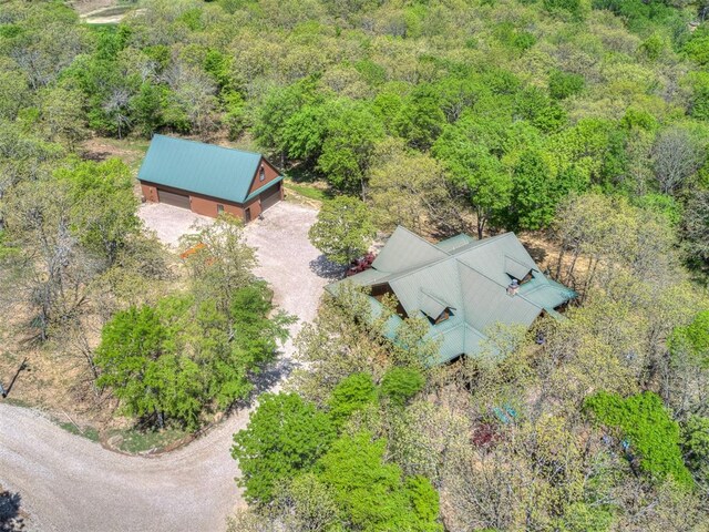 2010 Shady Cv, Sulphur, OK 73086 - bird's eye view with a forest view