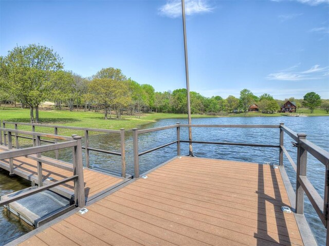 2010 Shady Cv, Sulphur, OK 73086 - view of dock with a water view