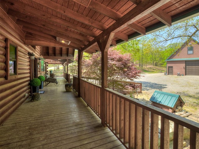 2010 Shady Cv, Sulphur, OK 73086 - view of wooden deck