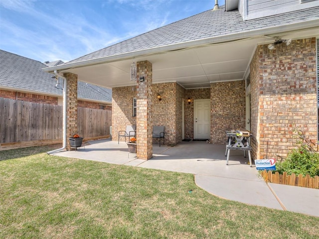 8016 NW 124th St, Oklahoma City, OK 73142 - view of patio / terrace