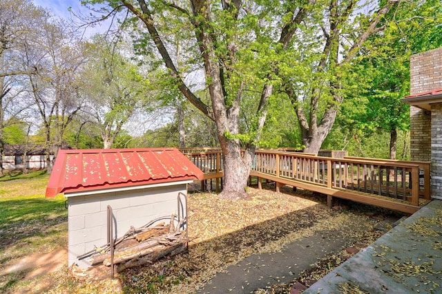 6205 S Choctaw Rd, Choctaw, OK 73020 - exterior space featuring an outbuilding and a storage shed