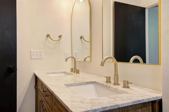 1804 Foxfire Rd, Edmond, OK 73003 - full bath featuring a sink and double vanity