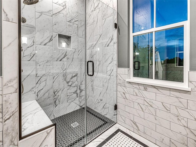 18443 Boardwalk Xing, Norman, OK 73072 - bathroom featuring a stall shower