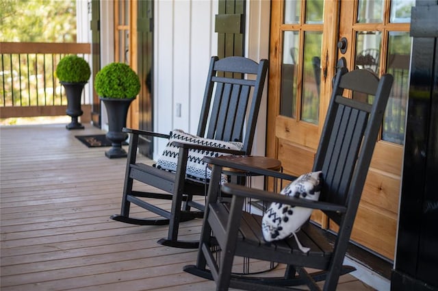 119 Leadwood Trl, Broken Bow, OK 74728 - view of deck