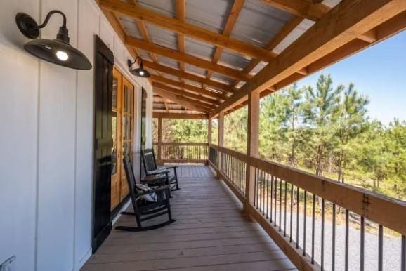 119 Leadwood Trl, Broken Bow, OK 74728 - view of deck