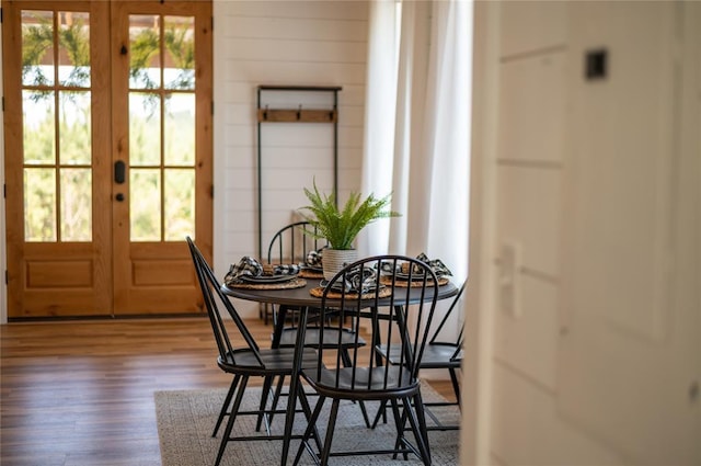 119 Leadwood Trl, Broken Bow, OK 74728 - interior space with french doors and wood finished floors
