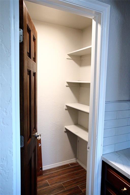 view of pantry