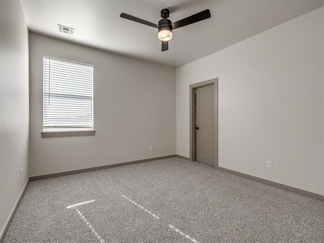 1529 Pedras Pl, Newcastle, OK 73065 - unfurnished room featuring ceiling fan, carpet flooring, and baseboards