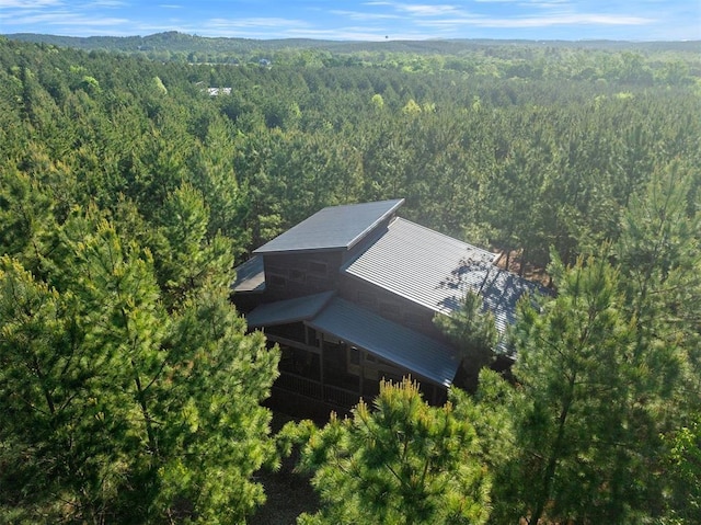 66 Morning Pines Trl, Broken Bow, OK 74728 - drone / aerial view featuring a view of trees