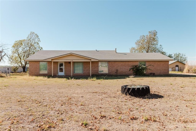 4108 N Broadway Ave, Hinton, OK 73047 - single story home featuring brick siding
