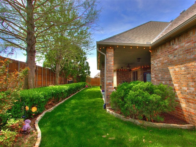 3116 Sycamore Dr, Moore, OK 73160 - view of yard featuring a fenced backyard