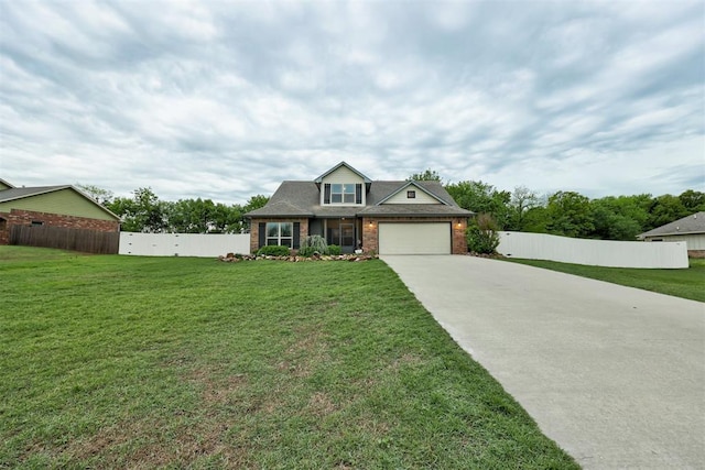 43855 Hunters Hill Dr, Shawnee, OK 74801 - view of front of house featuring brick siding, driveway, and an attached garage