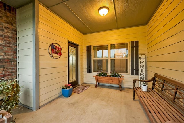 43855 Hunters Hill Dr, Shawnee, OK 74801 - view of exterior entry with covered porch