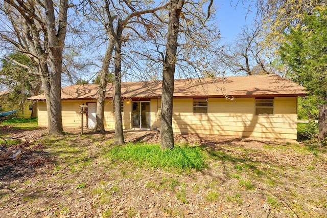 view of rear view of property