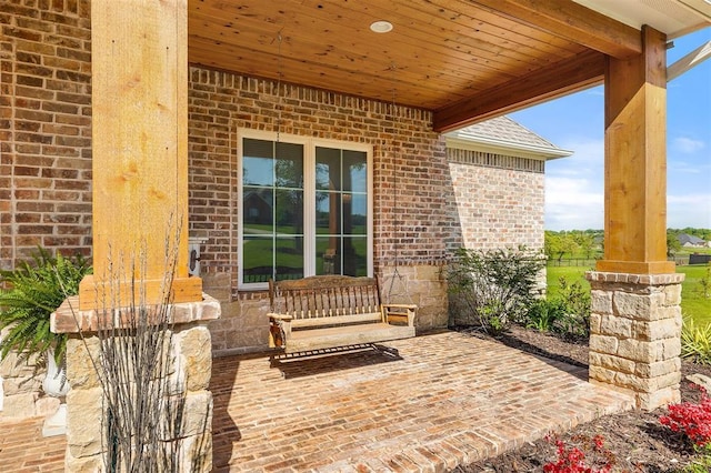 view of patio