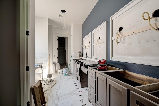 3825 Stone Hill Ln, Edmond, OK 73034 - bathroom featuring marble finish floor