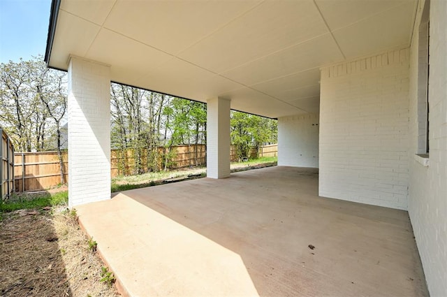 3825 Stone Hill Ln, Edmond, OK 73034 - view of patio / terrace with fence
