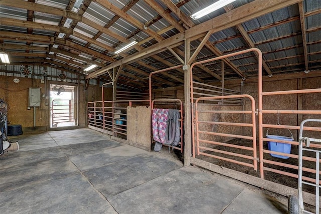 19206 Coker Rd, Shawnee, OK 74801 - view of stable featuring electric panel