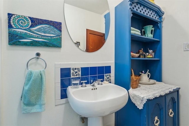 bathroom with a sink