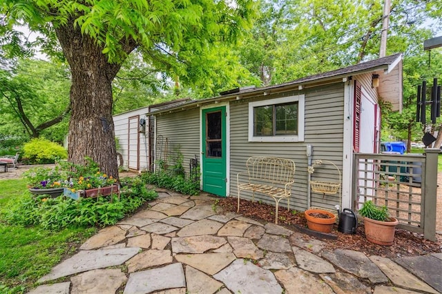 view of outbuilding featuring an outbuilding