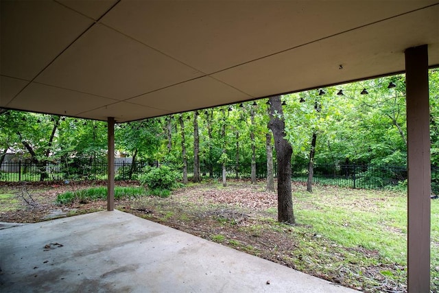 view of patio / terrace featuring a fenced backyard