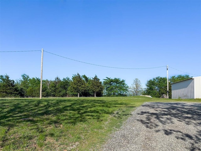 view of road