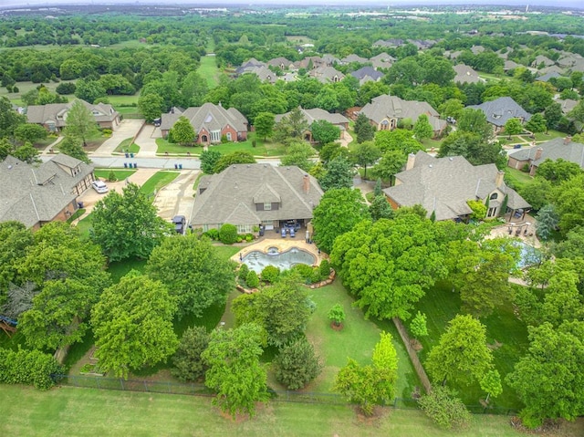 birds eye view of property featuring a residential view