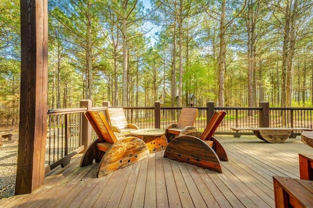 312 Sugar Pine Loop, Broken Bow, OK 74728 - view of deck