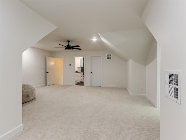 8241 Red Feather, Arcadia, OK 73007 - additional living space featuring light colored carpet, baseboards, and visible vents