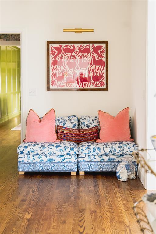 living room featuring wood finished floors