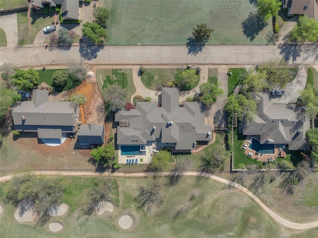 drone / aerial view featuring a residential view