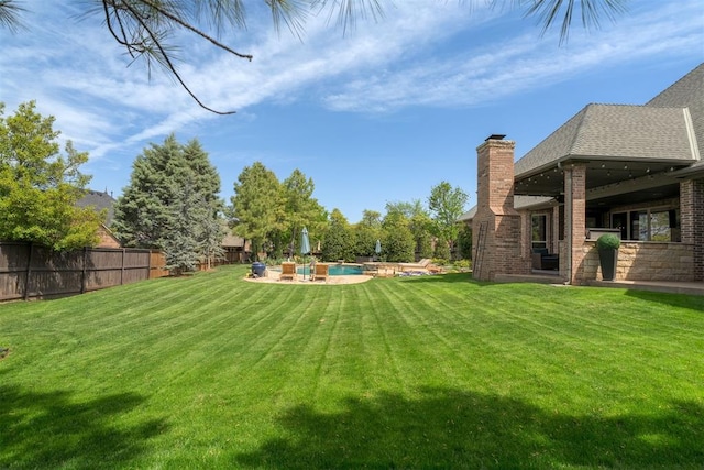 4301 Frisco Bridge Blvd, Edmond, OK 73034 - view of yard featuring a patio