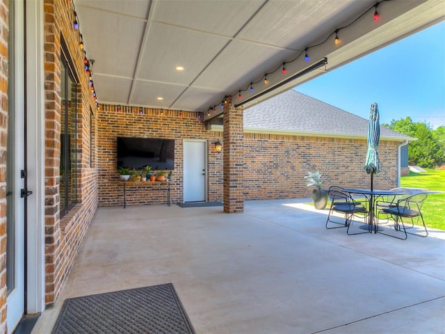 3345 Red Ridge Dr, Blanchard, OK 73010 - view of patio with outdoor dining area