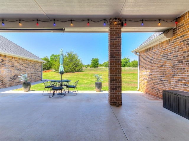 3345 Red Ridge Dr, Blanchard, OK 73010 - view of patio / terrace with outdoor dining space